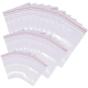 Zip Lock Bags, Resealable Bags Sets, Top Seal Bags Sets, Clear, 6~15x4~10cm, Unilateral Thickness: 1.6 Mil(0.04mm)