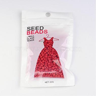 6/0 Opaque Colours Round Glass Seed Beads(X-SEED-A010-4mm-45)-3