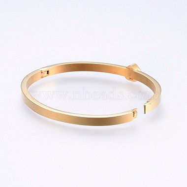304 Stainless Steel Bangles(BJEW-P222-08G)-3
