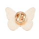 fermoirs de broche papillon en alliage &eacute;maill&eacute;(JEWB-P057-04C-G)-2