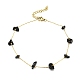 Bracelet de cheville en perles de pierres précieuses mélangées naturelles(AJEW-Z008-02)-2