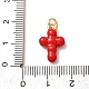 латунные подвески(KK-CBA2F11-16G-01)-3