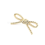 Twist Bowknot Zinc Alloy Ornament Clasps, for Purse, Handbag Making, Light Gold, 28x60x4.5mm(PURS-PW0007-13LG)