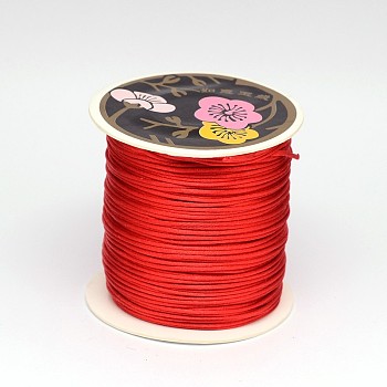 Nylon Thread, Red, 2mm, about 25.15 yards(23m)/roll.