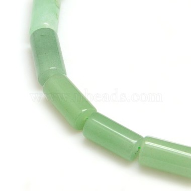 Natural Gemstone Green Aventurine Beads Strands(G-L166-02)-2