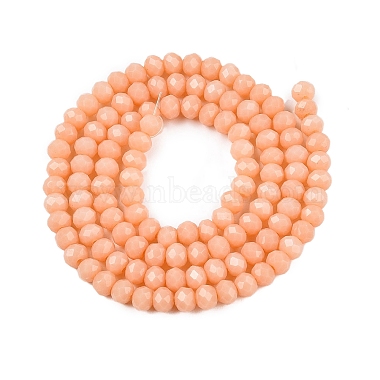 opaque couleur unie imitation jade perles de verre brins(EGLA-A044-P4mm-D33)-3