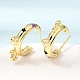 Brass Enamel Stud Earrings(KK-CBA8324-23G)-5