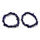 Natural Lapis Lazuli Chip Beaded Stretch Bracelet(G-H294-01B-03B)-1