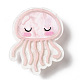 Ocean Theme Jellyfish Acrylic Alligator Hair Clips(OHAR-A009-01G)-1