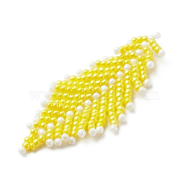 Gros pendentifs de perles de rocaille japonaises tressées toho(PALLOY-MZ00001)-4