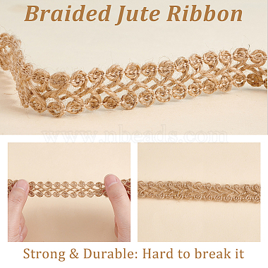 Braided Jute Ribbon(OCOR-WH0079-21A)-4