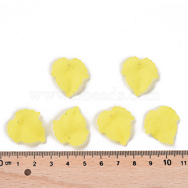 Autumn Theme Transparent Frosted Acrylic Pendants(PAF002Y-17)-5