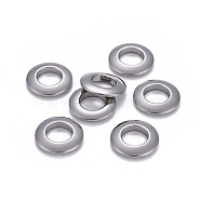304 Stainless Steel Linking Rings, Rings, Stainless Steel Color, 11x2mm, Inner Diameter: 6mm(STAS-L218-13B-P)