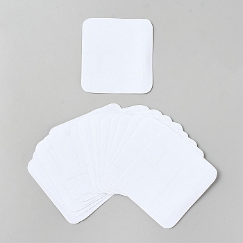Plastic Kids Eyeglasses Cover Stickers, White, 70x65x0.3mm, 20pcs/set