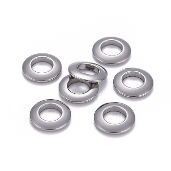304 Stainless Steel Linking Rings, Rings, Stainless Steel Color, 11x2mm, Inner Diameter: 6mm