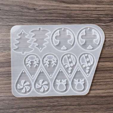 DIY Christmas Theme Pendant Silicone Molds(DIY-I102-01)-2