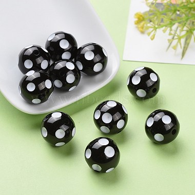 20MM Chunky Bubblegum Acrylic Round Beads(X-SACR-S146-20mm-09)-6