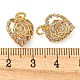 Rack Plating Brass Micro Pave Cubic Zirconia Pendants(KK-Z063-17G)-3