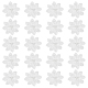 20Pcs 3D Flower Polyester Lace Computerized Embroidery Ornament Accessories(DIY-GF0006-07)-1