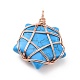 Synthetic Turquoise Pendants(G-D458-07RG-07-RS)-2