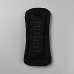 Polyester Tactical Vest Shoulder Strap Pads, Comfort Cushion Pad, Rectangle, Black, 215x100x17~27.5mm(FIND-WH0173-031C)