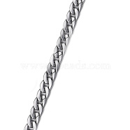 Handmade Spray Painted Acrylic Curb Chains, Quick Link Chains, Silver, 22x16x5.3mm, 39.37 inces(1m)/strand(AJEW-JB00894-01)
