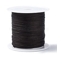 Nylon Chinese Knot Cord, Nylon Jewelry Cord for Jewelry Making, Coconut Brown, 0.4mm, about 28~30m/roll(X1-NWIR-C003-02F)