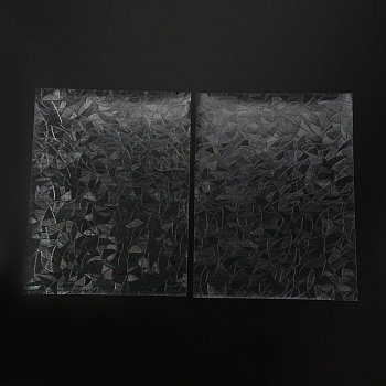 PVC Self-Adhesive Window Stickers, Clear, 30x22.5x0.02cm, 2 sheet/set