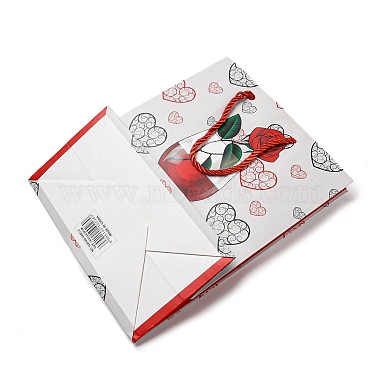 4 Colors Valentine's Day Love Paper Gift Bags(CARB-D014-01D)-4