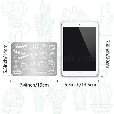 Stainless Steel Metal Cutting Dies Stencils(DIY-WH0289-082)-2
