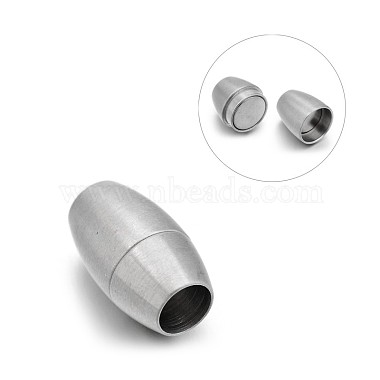 Stainless Steel Color Oval Stainless Steel Clasps