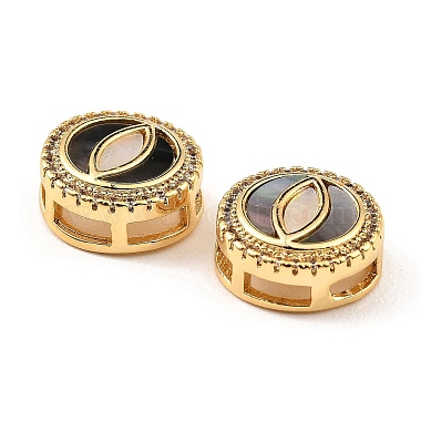 Brass Micro Pave Clear Cubic Zirconia Slide Charms(KK-K342-09G-03)-3