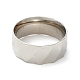 316L Stainless Steel Multi Faceted Finger Ring for Women(STAS-O160-04)-1