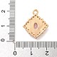 Brass Micro Pave Cubic Zirconia Pendants(KK-Z072-03KCG-01)-3