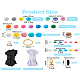 DIY Keychain Bracelet Making Kit(DIY-TA0004-19)-3