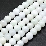Natural Jadeite Beads Strands, Round, 10mm, Hole: 1mm, about 40pcs/strand, 15.75 inch(40cm)(G-I206-05-10mm)
