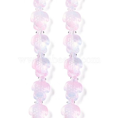 Pearl Pink Turtle Glass Beads