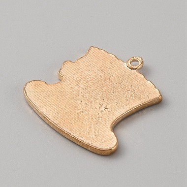 Saint Patrick's Day Alloy Enamel Pendants(ENAM-WH0004-03KCG-08)-2