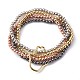 Brass Beads Stretch Bracelets(BJEW-JB05952-02)-1