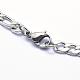 201 Stainless Steel Figaro Chain Necklaces(STAS-G083-52P)-2