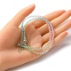 Collier de perles rondes en verre bling pour femme(NJEW-PH01490-03)-5