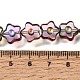 Electroplated Transparent Glass Beads Strands(GL-CBA98F0-09F)-4
