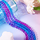 2 Strands Baking Paint Transparent Glass Beads(DGLA-TA0001-20D)-5