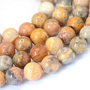 Natural Crazy Agate Round Bead Strands, 4~4.5mm, Hole: 1mm, about 96pcs/strand, 15.5 inch(X-G-E334-4mm-20)