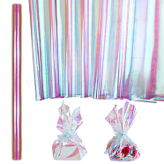 Iridescent Gift Flower Bouquet Wrapping Paper, Square, Colorful, 500x500mm(DIY-WH0366-99)