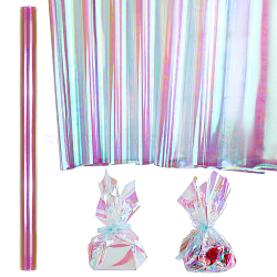 Iridescent Gift Flower Bouquet Wrapping Paper, Square, Colorful, 500x500mm(DIY-WH0366-99)