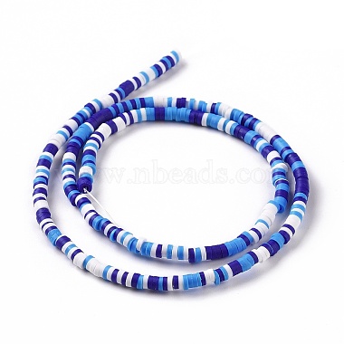 Handmade Polymer Clay Beads Strands(CLAY-R089-3mm-001)-3