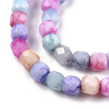 Opaque Baking Painted Glass Beads Strands(X-EGLA-N006-075)-3