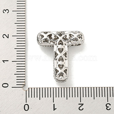 Platinum Plated Brass Micro Pave Cubic Zirconia Pendants(KK-L073-001P-T)-3