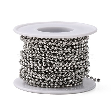 304 Stainless Steel Ball Chains(CHS-A002B-2.4mm)-3